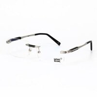 Gọng Kính Khoan Bắt Ốc Không Viền Titanium Nam Nữ Cao Cấp Montblanc MB0349 Full Box