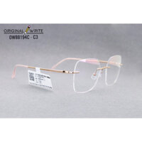 Gọng kính khoan không viền cao cấp Titan thương hiệu Original Write INLOOK EYEWEAR