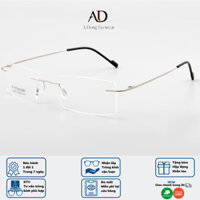 Gọng kính khoan không viền Titan nam nữ A Dong Eyewear bền bỉ chất lượng