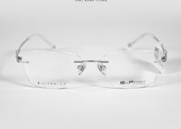 Gọng kính khoan titan Exfash nữ EF81250T675
