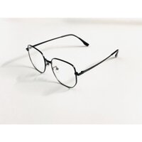 Gọng  kính  không  độ  dáng  vuông   (kèm hộp và khăn lau kính )
