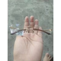 Gọng kính không viền kim loại
