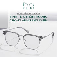 Gọng kính kim loại khắc họa tiết cho nam nữ, gọng kim loại cao cấp HUNO 2025 - K118