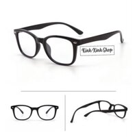 Gọng kính/ Kính giả cận Mắt vuông Basic nhựa