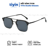 Gọng Kính Mát Đa Giác tròng kính chống UV 8087 - tiyin.stu