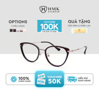 Gọng Kính Mắt Mèo HMK Eyewear Nhựa Kim Loại Cá Tính Thời Trang Nam Nữ – MM0938