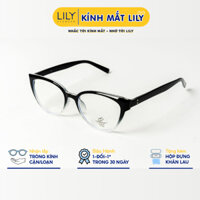 Gọng kính mắt mèo nam nữ LILY EYEWEAR chất liệu nhựa cao cấp chắc chắn kiểu dáng hiện đại màu sắc thanh lich 23027