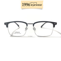 Gọng kính mắt nam nữ nửa viền 1996eyewear dáng vuông, kính cận kính thời trang