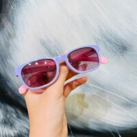 Gọng kính mát trẻ em siêu nhẹ siêu bền 2412-1 - tím khói