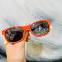 Gọng kính mát trẻ em siêu nhẹ siêu bền 2412-1 - cam khói