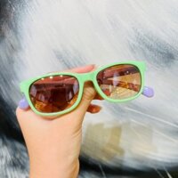 Gọng kính mát trẻ em siêu nhẹ siêu bền 2412-1 - xanh lá trà