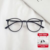 Gọng kính mắt tròn nam nữ LANI chất liệu nhựa dẻo thanh mảnh nhẹ nhàng 513 - Mắt kính có độ theo yêu cầu