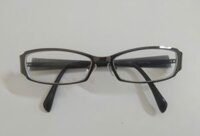 Gọng kính nam giới màu ghi đen hun khói Jins thương hiệu Nhật Bản.