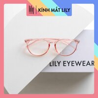 Gọng kính nam nữ Lilyeyewear mắt tròn chất liệu nhựa cao cấp nhiều màu sắc C0003