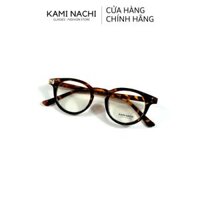 Gọng kính nhựa dáng tròn KAMI NACHI phong cách đơn giản 5217 - Da beo
