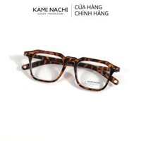 Gọng kính nhựa dáng vuông KAMI NACHI phong cách Âu Mỹ Z3327 - Da beo - Chỉ mua gọng