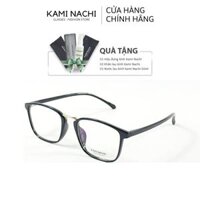 Gọng kính nhựa dáng vuông KAMI NACHI phong cách đơn giản TR90.210V - Xám trong suốt