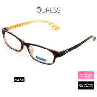 Gọng kính nhựa dẻo tr90 siêu nhẹ thời trang nam nữ Ouress 86026 - Beo Vàng