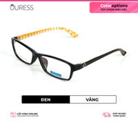 Gọng kính nhựa dẻo tr90 thời trang nam nữ Ouress 86010 - Đen Vàng