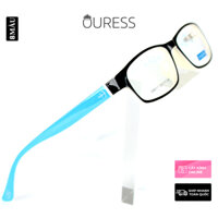 Gọng kính nhựa dẻo tr90 thời trang nam nữ Ouress 86017 - Đen Họa Tiết