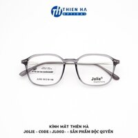 Gọng kính nhựa nam nữ dáng vuông Kính Mắt Thiên Hà chất liệu nhựa Dẻo Nhẹ , Metal không gỉ, JOLIE JL002