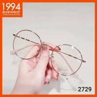 Gọng Kính Nobita Mắt Tròn 2729 - Gọng Kim Loại Mảnh Kiểu Dáng Hàn Quốc