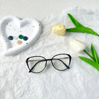 Gọng kính nữ mắt tròn bầu form lớn CLASSYEYE chống tia UV G1791