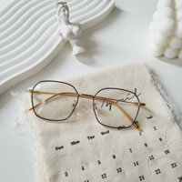 Gọng kính nữ mắt vuông bầu kim loại CLASSYEYE siêu mảnh nhẹ G72328