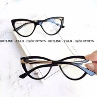 Gọng Kính Thời Trang Nữ - Gọng Kính Dior Mắt Mèo Đính Đá Cao Cấp 905