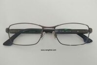 Gọng kính titanium màu ghi hun khói Police (VPLF44J).