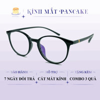 Gọng kính tròn chất liệu nhựa dẻo phụ kiện thời trang nữ 22303 – Kính mắt PanCake
