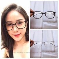 Gọng Kính Trong Suốt Vuông Tròn