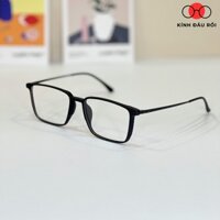 Gọng kính vuông mảnh nhẹ, lịch sự, dành cho cả nam nữ. Gọng kính nhựa dẻo càng titan cao cấp