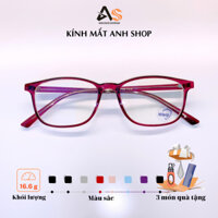 Gọng kính vuông thời trang nhỏ xinh nhiều màu sắc, đeo sáng da 8518A