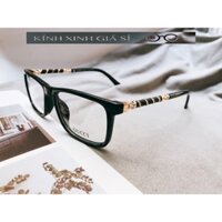 Gọng mắt kính giả cận vuông nam nữ mang mát hoặc ráp tròng cận- viễn- loạn