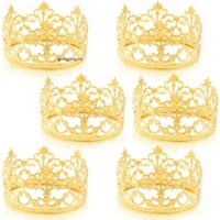 Gongjing Gold Mini Crown Cake Topper Prince VN