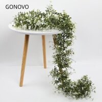GONOVO Cây Lá Vòng Hoa Hình Đạo Cụ Trang Trí Nhà Cửa Cưới Trang Trí Treo Tường Vòng Hoa
