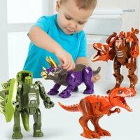 Goo Biến Hình Đồ Chơi Khủng Long Robot Xây Dựng Trẻ Em Học Hình Khủng Long