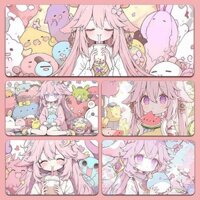 Good-looking Eight God Mouse Pad Oversized Computer Desk Pad Dormitory Office Keyboard Pad Stain-Resistant Washable TWKJ