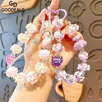 Goodeal Handmade Hạt Móc Khóa Xu Hướng Bé Gái Schoolbag Mặt Dây Chuyền Điện Thoại Di Động Quyến Rũ