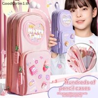 Goodgirlm1 Sáng Tạo Dễ Thương Hộp Đựng Bút Chì Dành Cho Nữ Bé Gái Hoạt Hình Động Vật Thỏ Túi Đựng Di Động Dung Tích Cao Vải Văn Phòng Phẩm Túi TH
