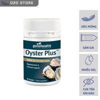 Goodhealth Oyster Plus Tinh Chất Hàu 60 Viên - Tăng Cường Sinh Lý - Cải Thiện Chất Lượng Tinh Trùng - Hàng Chính Hãng New Zealand