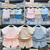 GOODMAMA - Bộ quần áo cộc tay cho bé