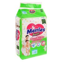 GoodMom Bỉm quần Merries Good Skin size L44 (cho bé 9 - 14kg) MER-TQ-GS-L44