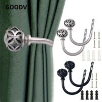 Goodv 1 Cặp Rèm Holdbacks Lantern Home & Living Móc treo rèm treo tường