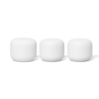 Google Nest Wifi (Google Wifi Gen2): 3 pack gồm 1 router + 2 point, tích hợp Google Assistant