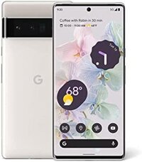 Google Pixel 6 Pro - Điện thoại thông minh Android 5G với Camera Pixel nâng cao và Ống kính tele - 256GB bộ nhớ - Màu trắng sữa.