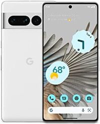 Google Pixel 7 Pro – Điện thoại Android hỗ trợ 5G – Điện thoại thông minh mở khóa có ống kính zoom/Góc nhìn rộng và pin lâu 24 giờ – 256GB – Màu tuyết