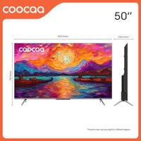 Google Tivi Coocaa 50Y72 Pro 4K 50 inch (Màn hình QLed+) – Quốc Tế – Hàng chính hãng