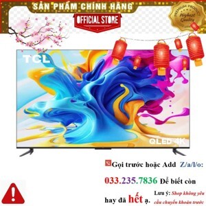 Google Tivi QLED TCL 4K 43 inch 43C645